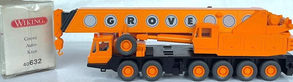 Wiking 40632:  Grove TM 1100 telescoopkraan, Ophalen of Verzenden, Zo goed als nieuw, Bus of Vrachtwagen, Wiking