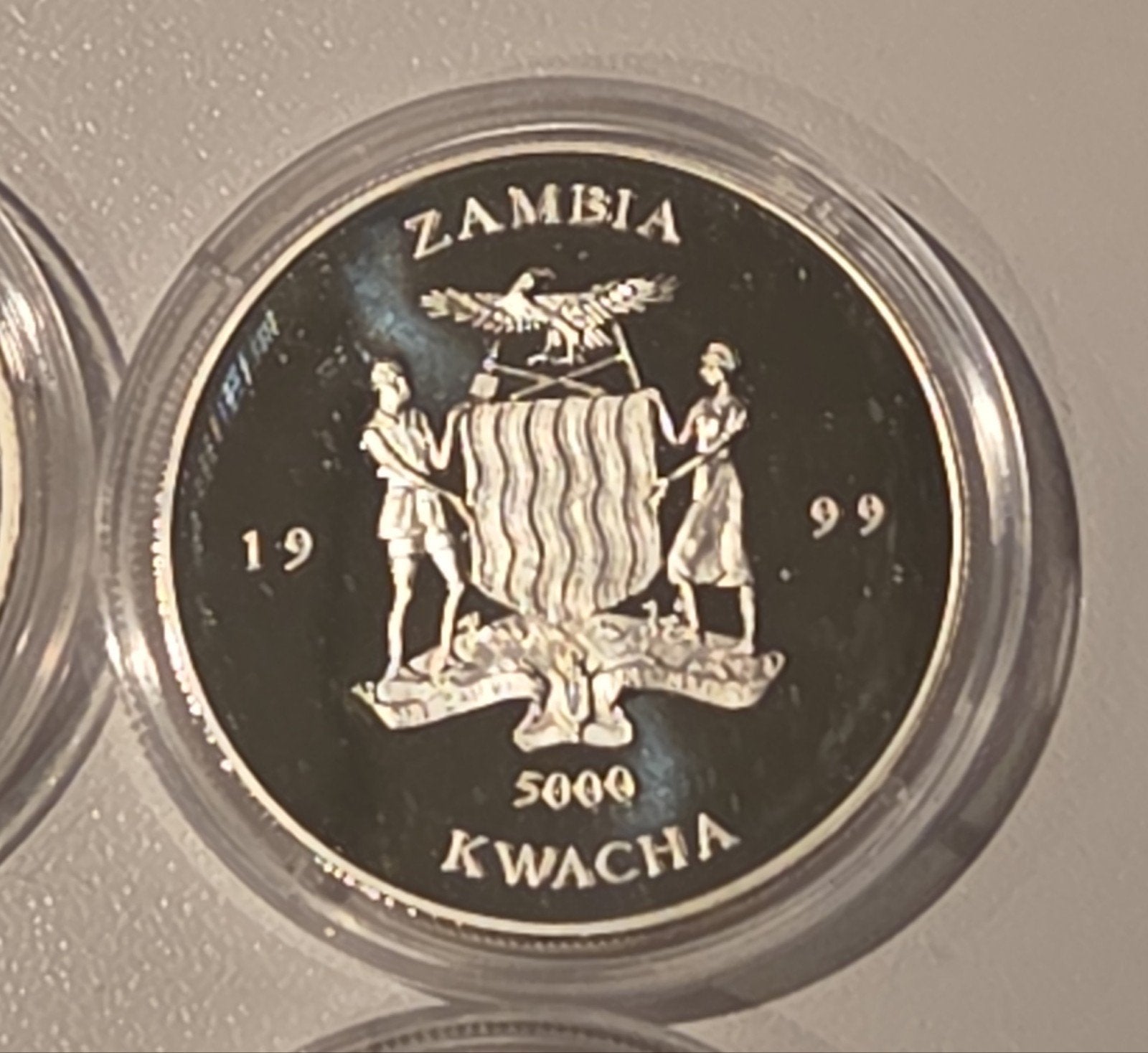 Set 4 zilveren munten afrika unc, Postzegels en Munten, Munten | Afrika, Ophalen of Verzenden, Overige landen, Setje, Zilver