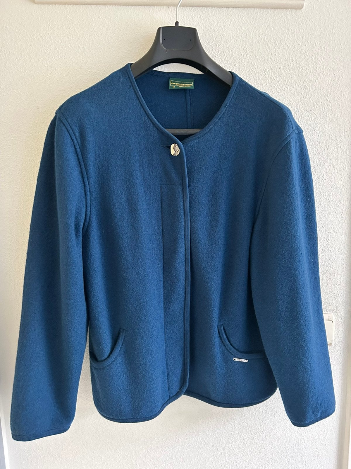 Kobaltblauwe blazer, Geiger, mt 40, Maat 38/40 (M), Blauw, Ophalen of Verzenden, Zo goed als nieuw