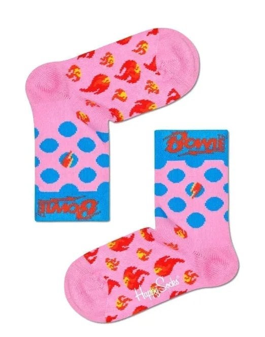 Happy Socks - David Bowie Aladdin Sane Kids Sock 7-9 jaar, Jongen of Meisje, Nieuw, Ophalen of Verzenden, Happy Socks