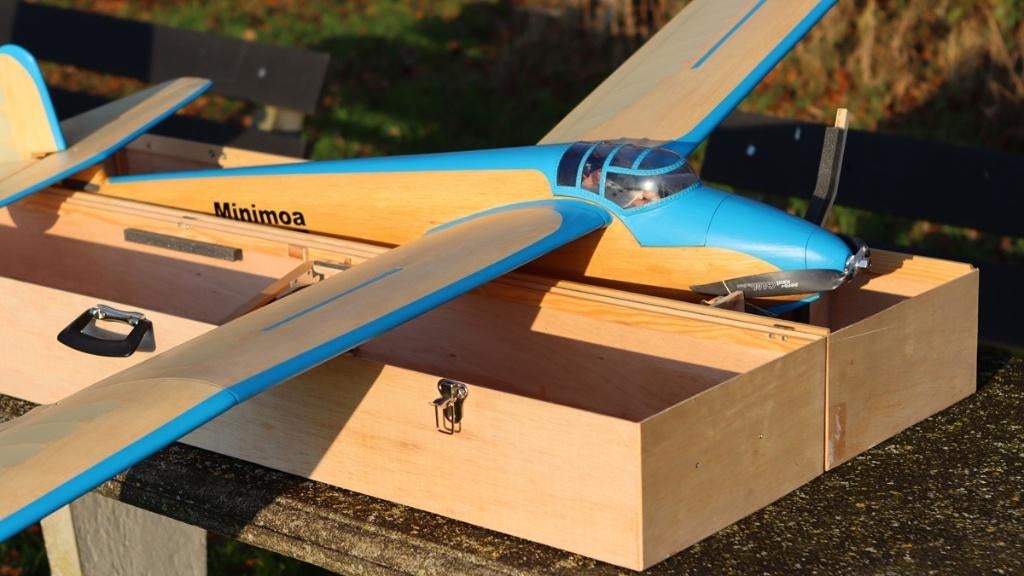 Modelvliegtuig:  Minimoa  Krick - spanwijdte 3,4 meter, 1:72 tot 1:144, Nieuw, Vliegtuig, Ophalen