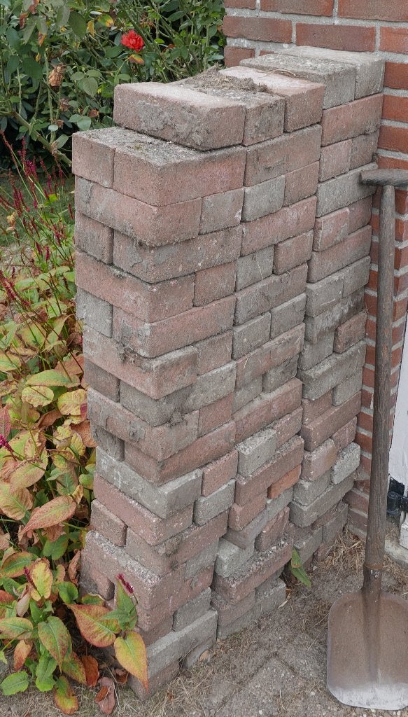 Gebruikte klinkers voor tuin of oprit, Ophalen, Gebruikt, Klinkers, Minder dan 5 m²