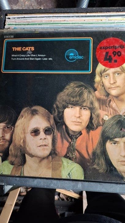 The Cats - Emidisc LP (What A Crazy Life), Ophalen, LP, Gebruikt, Pop