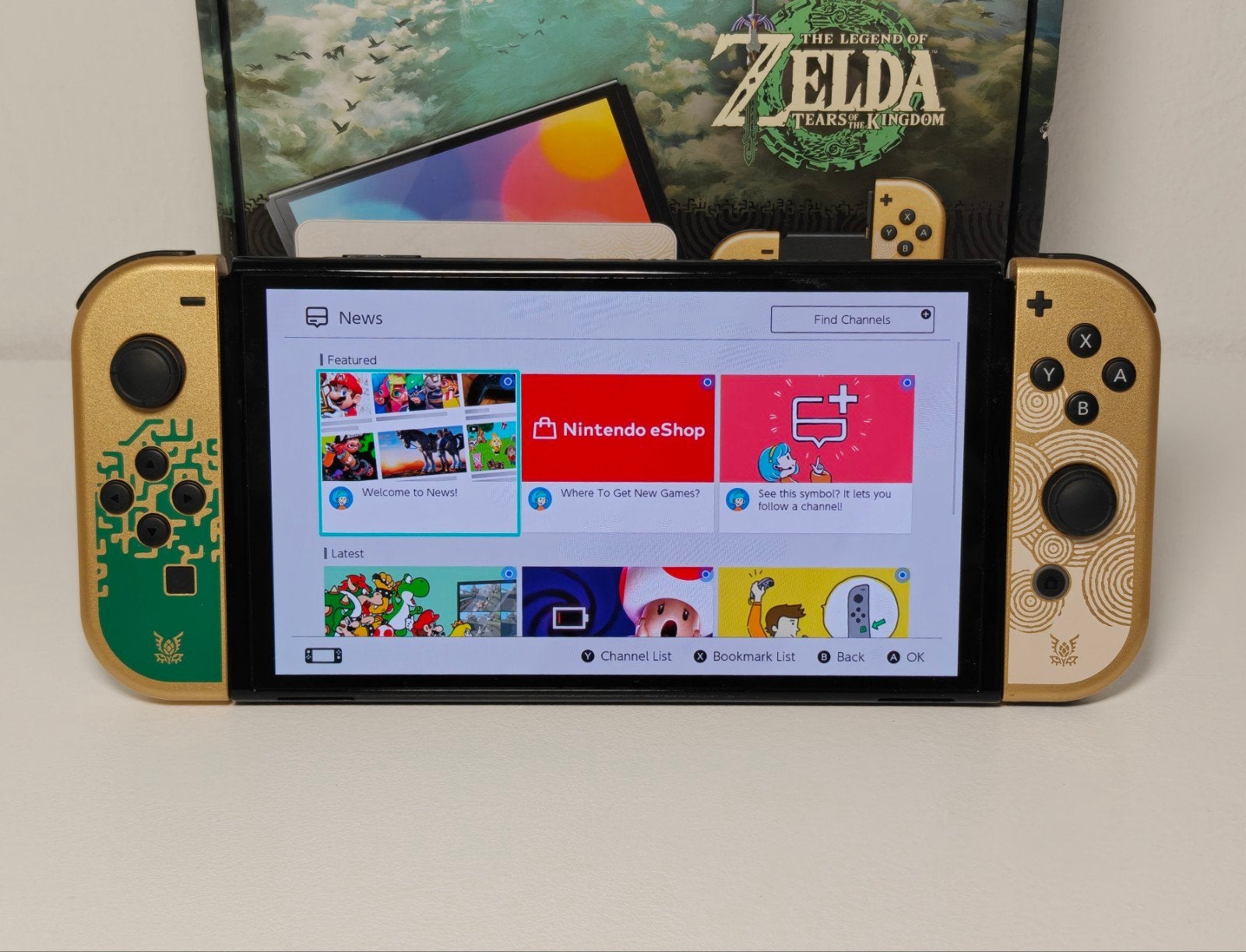 Nintendo Switch OLED Zelda Tears of the Kingdom Editie, Support@nintendo.com, Ophalen of Verzenden, Nintendo Co., Ltd., 11-1 Kamitoba Hokodate-cho, Minami-ku, Kyoto 601-8501, Japan