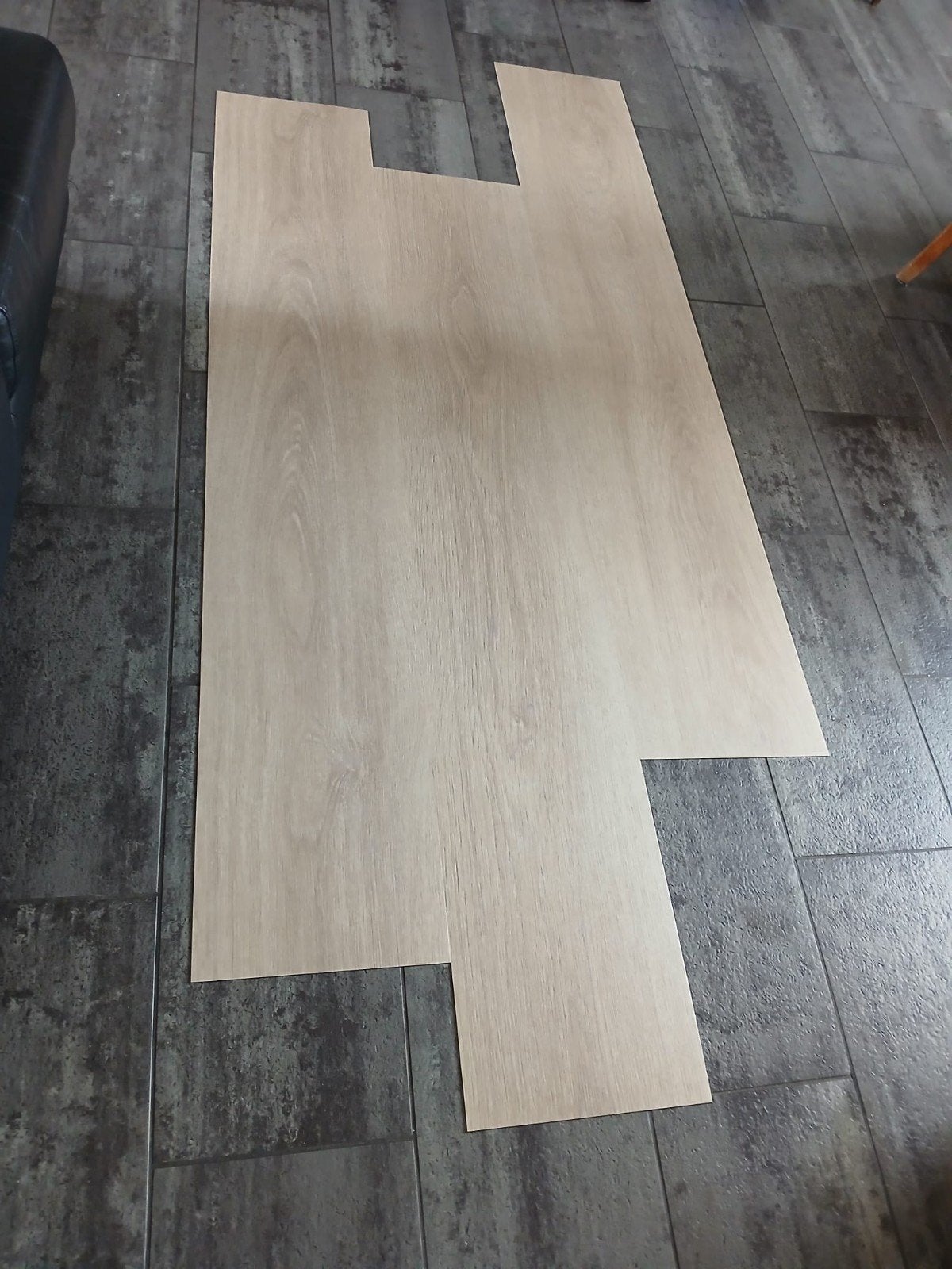 restpartij Allura vinyl stroken 8,6m2 licht eiken, Ophalen, Licht eiken vinyl stroken, Nieuw, 5 tot 10 m²