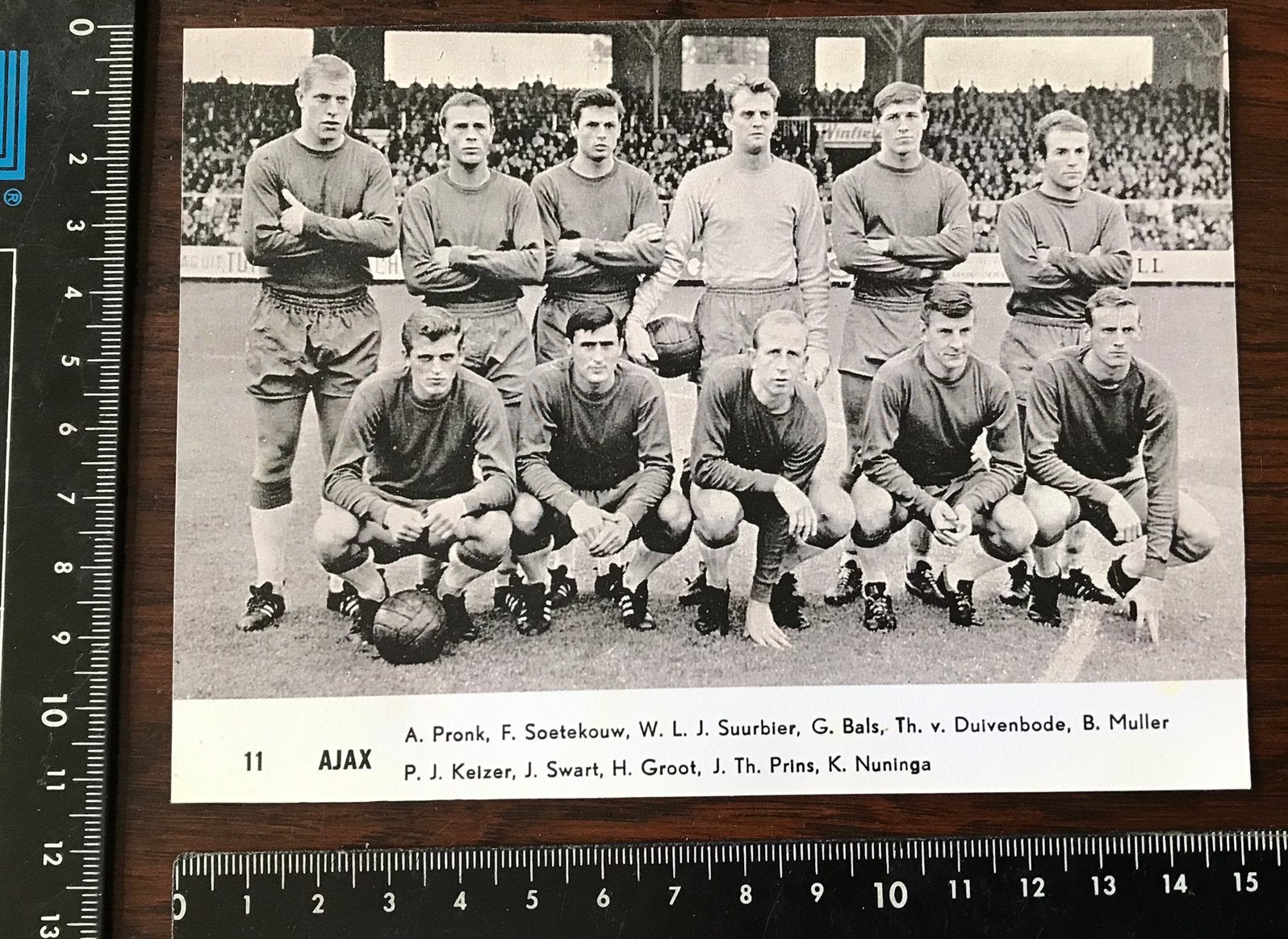 Oude Ajax Elftal Foto Plaatje, Verzamelen, Ophalen of Verzenden, Zo goed als nieuw, Ajax, Poster, Plaatje of Sticker