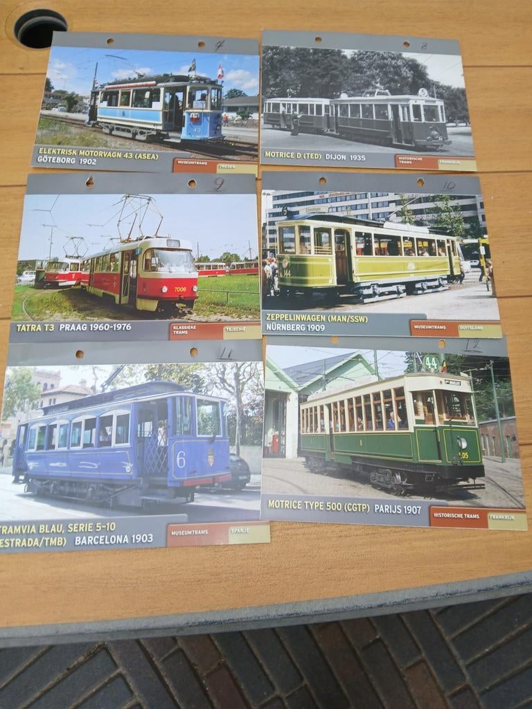 Model tram schaal - Diverse historische trams, Gebruikt, Gelijkstroom of Wisselstroom, Overige typen, Onbekend