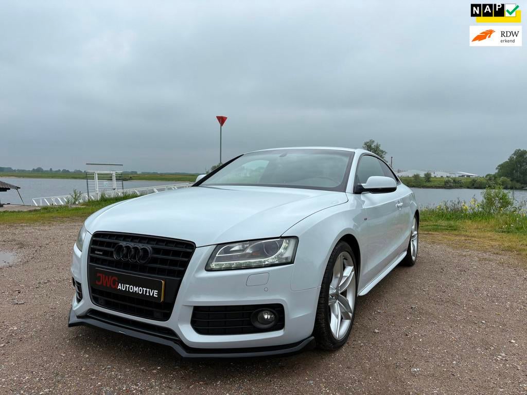 Audi A5 Coupé 3.2 FSI quattro Pro Line CARPLAY/CAMERA/MAXTO, Euro 5, Gebruikt, Zwart, 4 stoelen