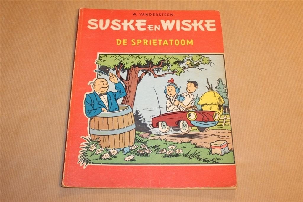Suske en Wiske - De sprietatoom - Ongekleurd - 1967, Boeken, Stripboeken, Eén stripboek, Ophalen of Verzenden, Zo goed als nieuw