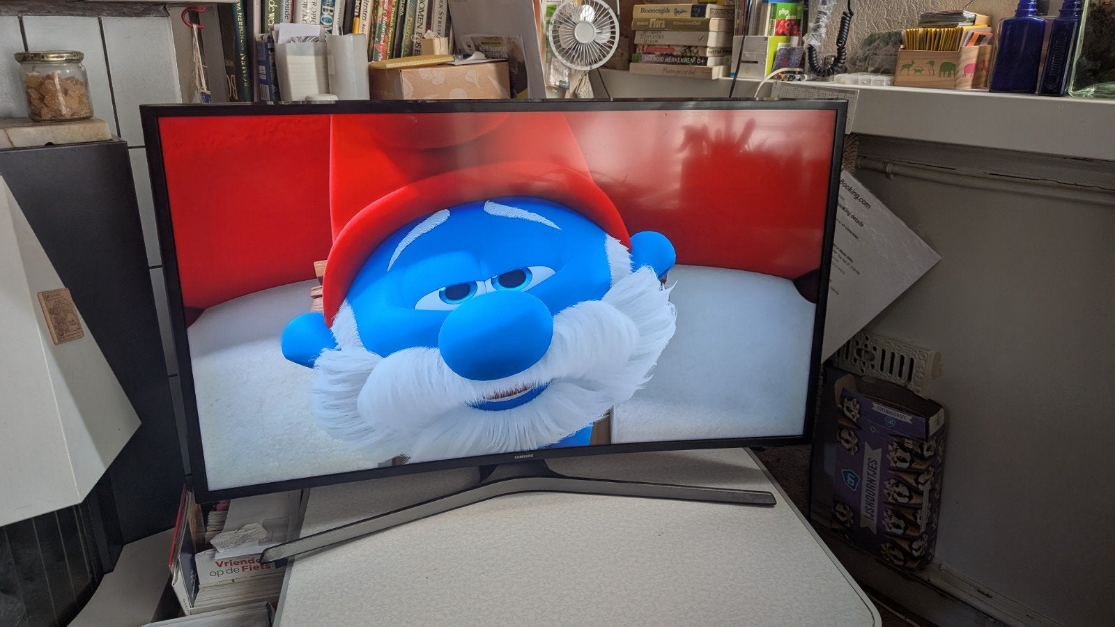 Samsung 40 inch Curved 4K Ultra HD Smart TV, Audio, Tv en Foto, Televisies, Ophalen, 50 Hz, Samsung, 100 cm of meer