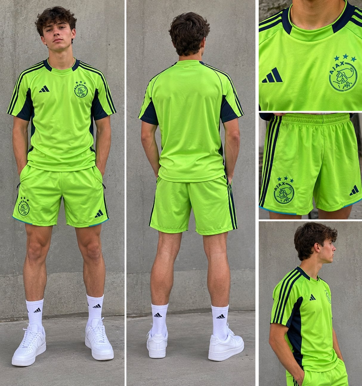 Ajax Trainingspak Maat L - Zo goed als nieuw, Maat L, Verzenden, Zo goed als nieuw, Set