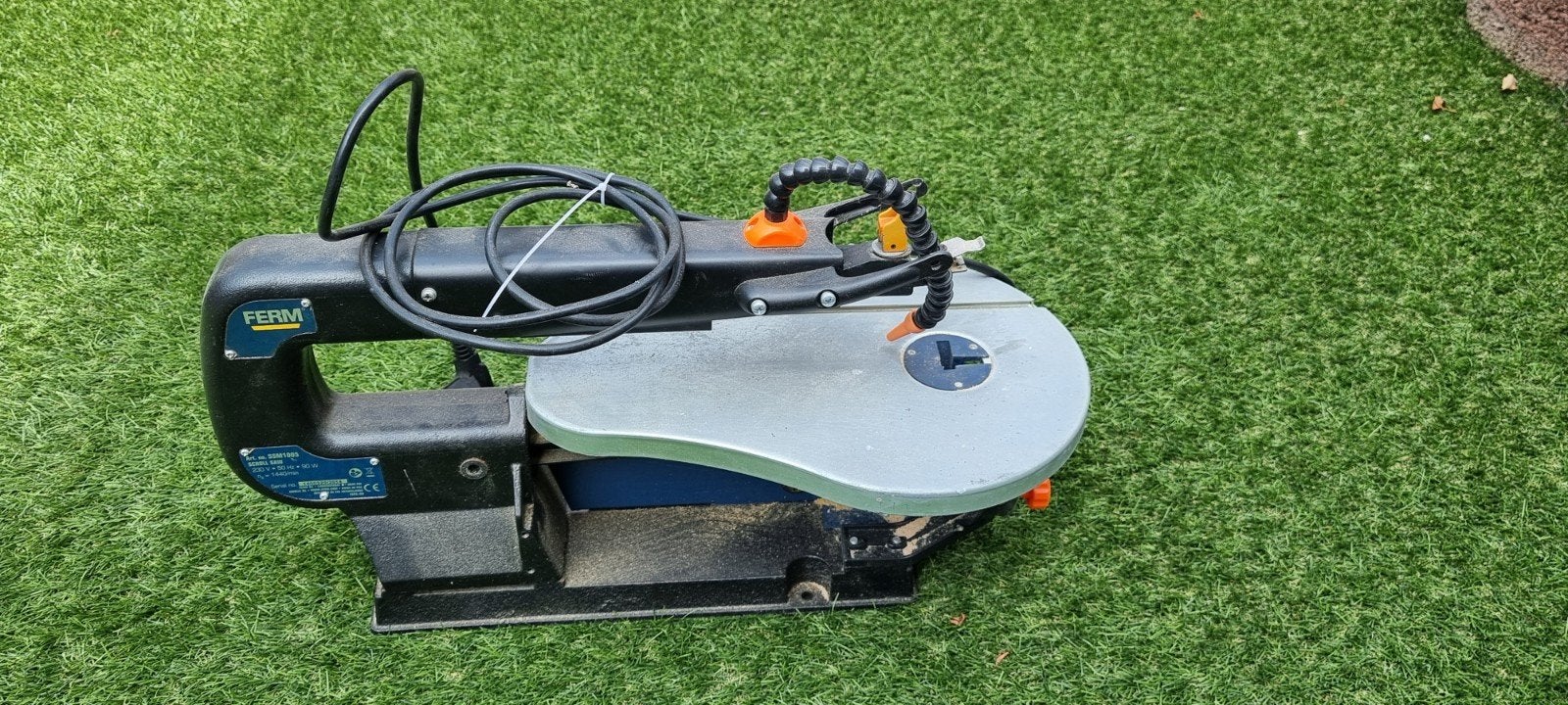 Ferm figuurzaagmachine SSM1005, Ophalen, Zo goed als nieuw, 30 tot 70 mm, Figuurzaag