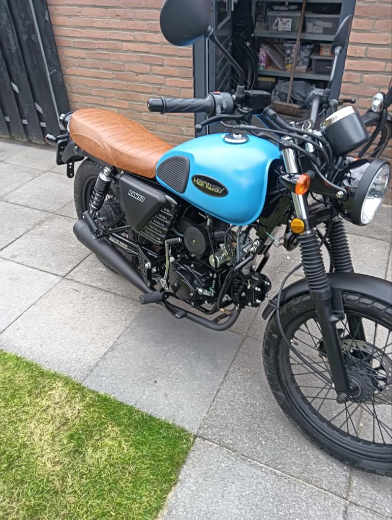 Zeer mooie hanway raw 50, Fietsen en Brommers, Brommers | Overige merken, Ophalen of Verzenden, Zo goed als nieuw