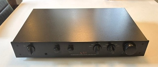 Van Medevoort Stereo Control Amplifier CA 222, Ophalen of Verzenden, Gebruikt, Minder dan 60 watt, Overige merken