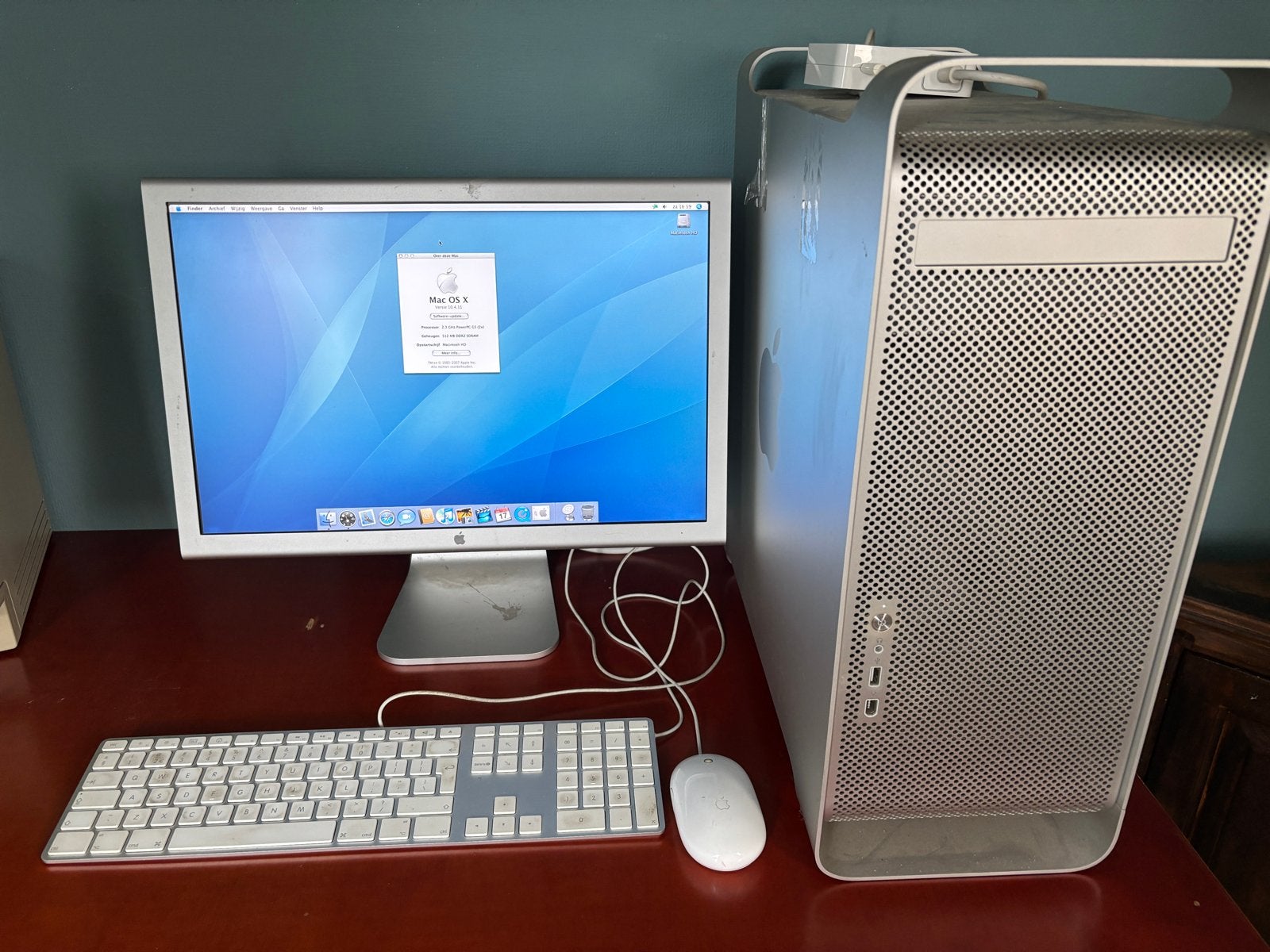 Apple PowerPC G5 met display, toetsenbord en muis, Ophalen, Gebruikt, Powermac, Minder dan 4 GB