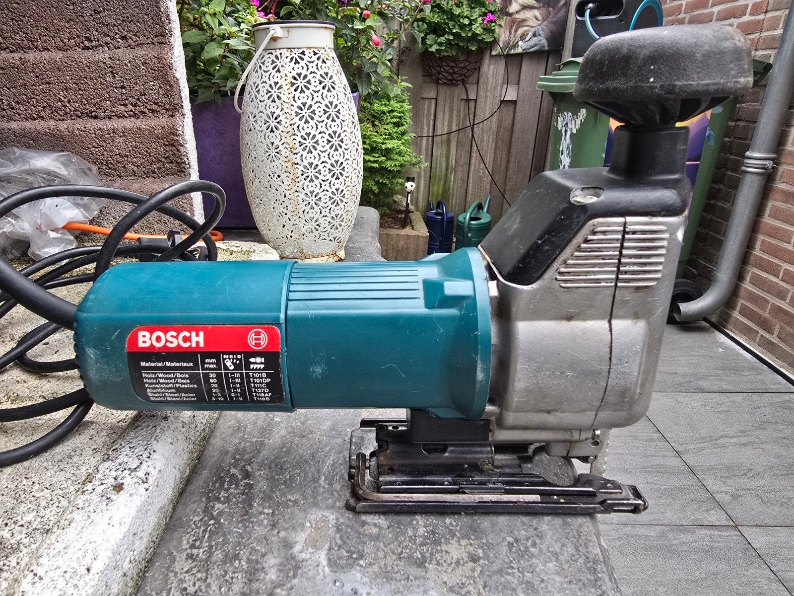 Bosch Decoupeerzaag 1582.0 - 520W, Ophalen, Gebruikt, Decoupeerzaag, 30 tot 70 mm