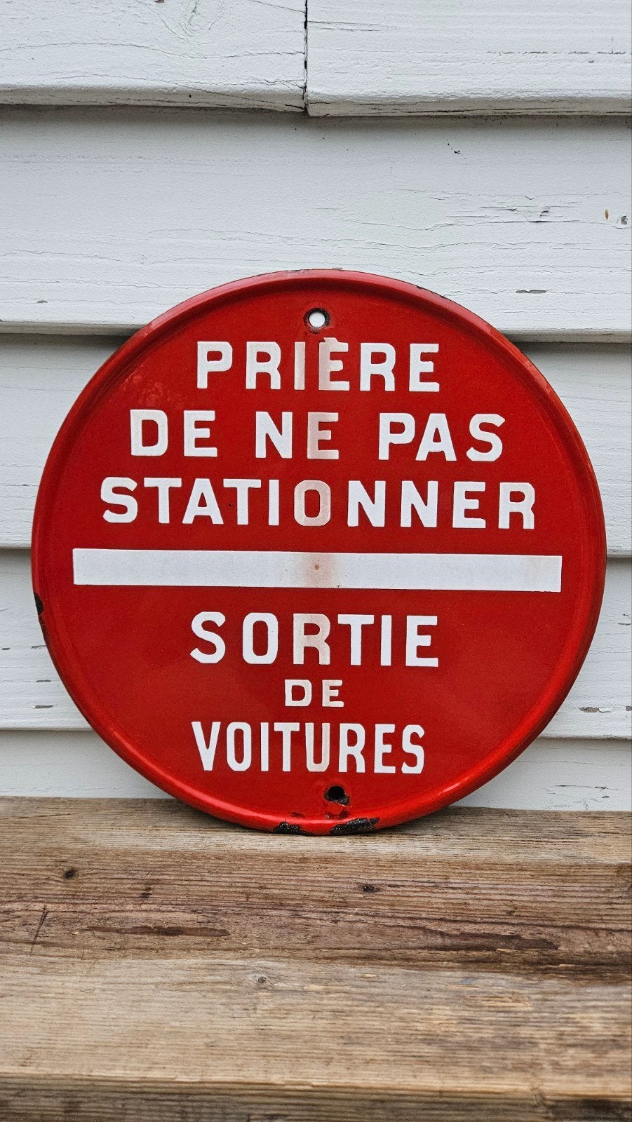Emaille Reclamebord Uit Frankrijk, Ophalen, Gebruikt, Reclamebord