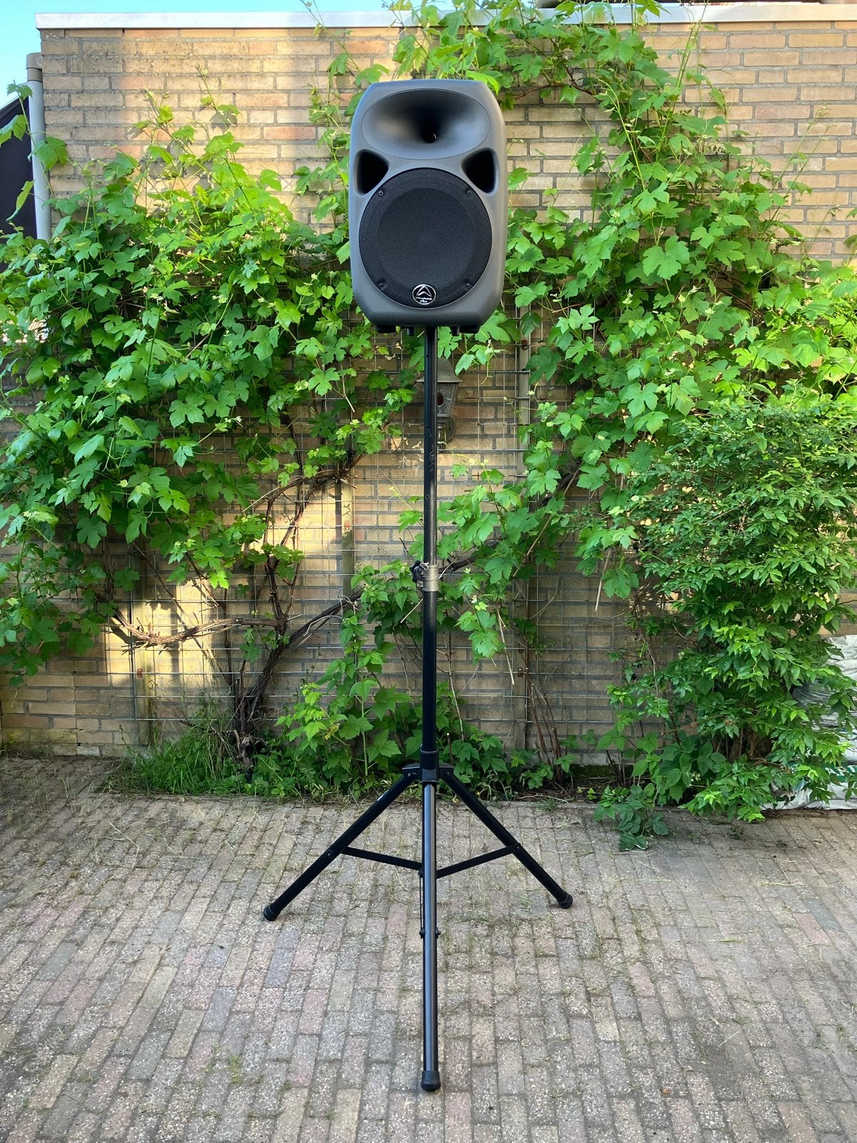 Luidspreker statieven Transporttas speakerstand staal metaal, Muziek en Instrumenten, Ophalen, Zo goed als nieuw, Instrumentstandaard