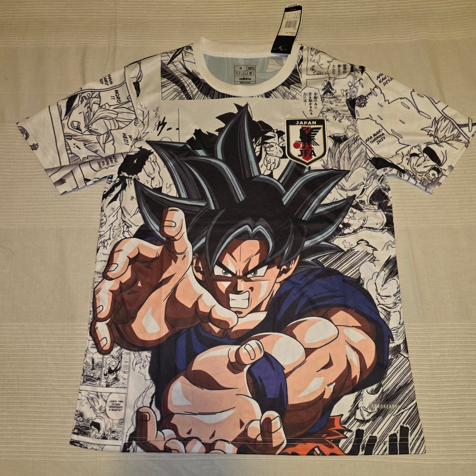 FC Japan X Dragon Ball Super Voetbal Jersey Maat M, Ophalen of Verzenden, Nieuw, Maat 48/50 (M), Wit