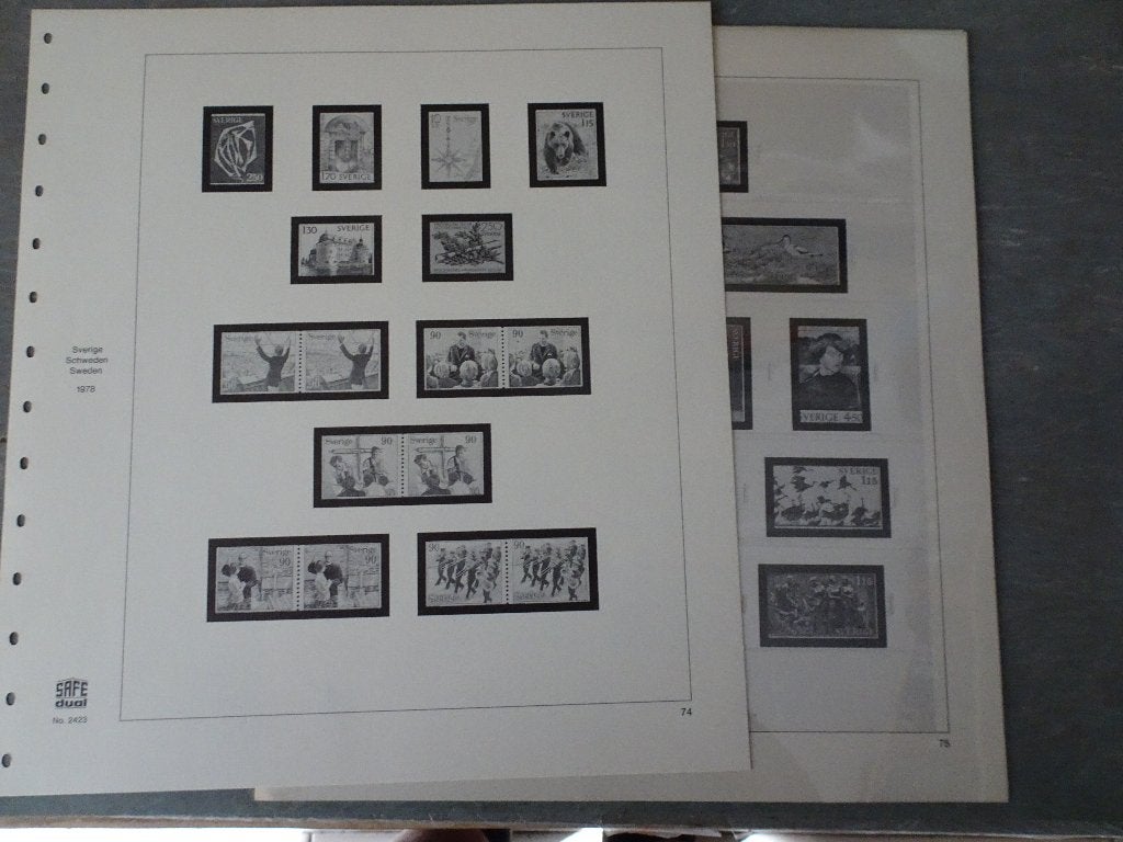 SAFE bladen Zweden, Postzegels en Munten, Ophalen of Verzenden, Verzamelalbum
