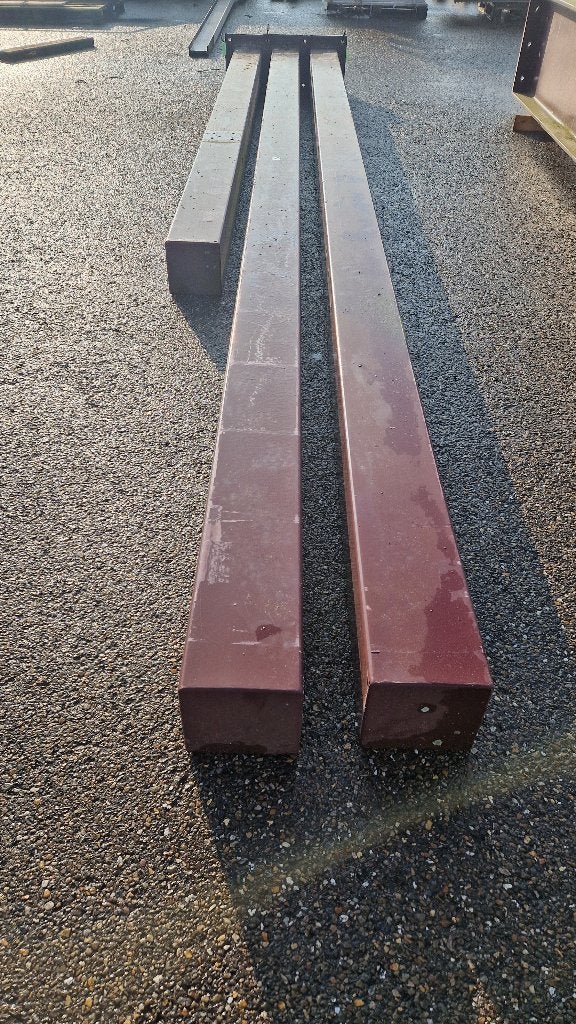 1 x Metalen koker staander met voetplaat ( 163 ), Doe-het-zelf en Verbouw, Metalen, Ophalen, Zo goed als nieuw, Nb, Nb