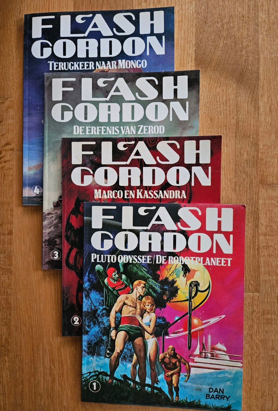 Flash Gordon Boekenreeks - 4 delen, Ophalen of Verzenden, Gelezen, Dan Barry