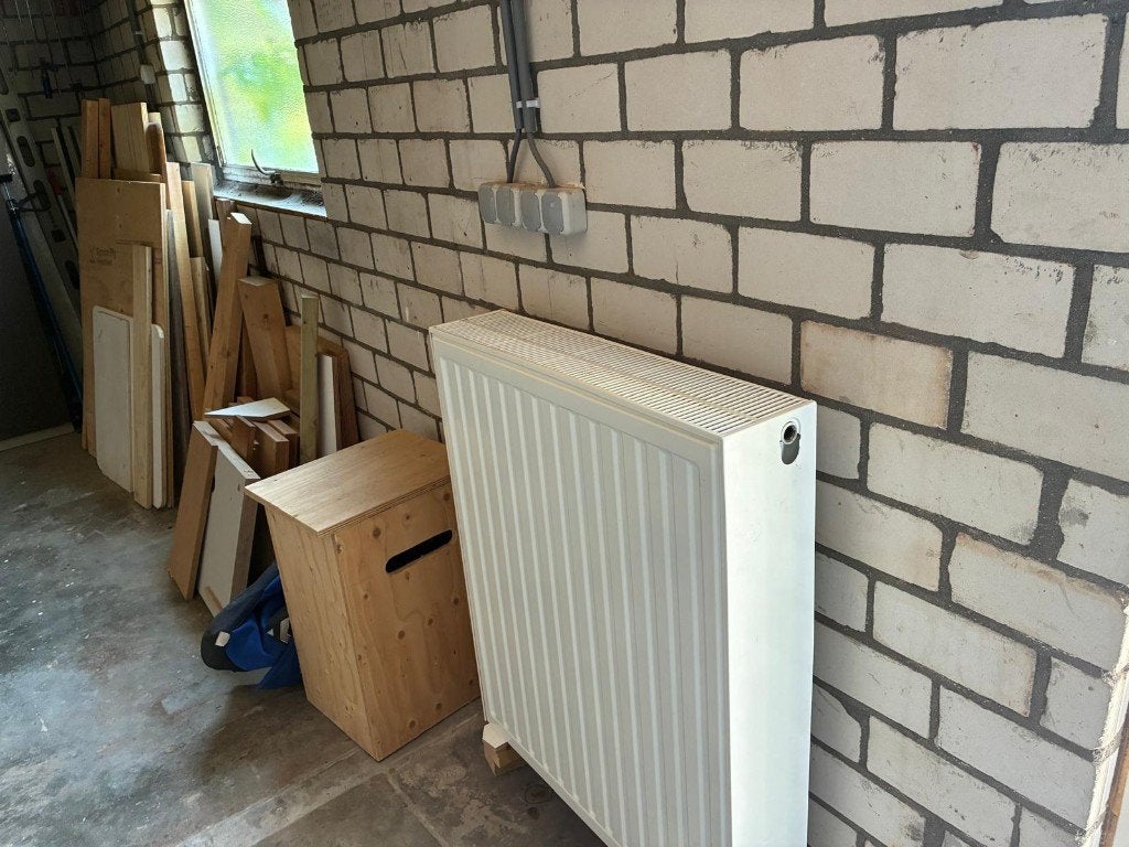 Radiator type 33 bxh 75x90cmor, Doe-het-zelf en Verbouw, Verwarming en Radiatoren, Ophalen, Gebruikt, Hoog rendement (Hr), Radiator