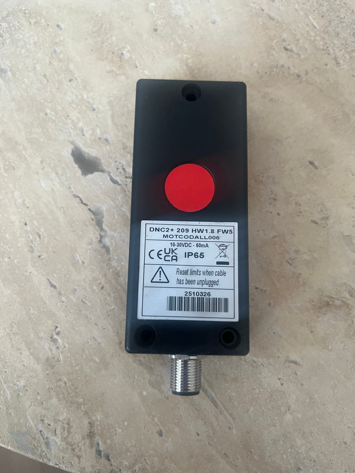 Dynaco encoder DNC2-209 HW1.8 FW5 IP66, Ophalen