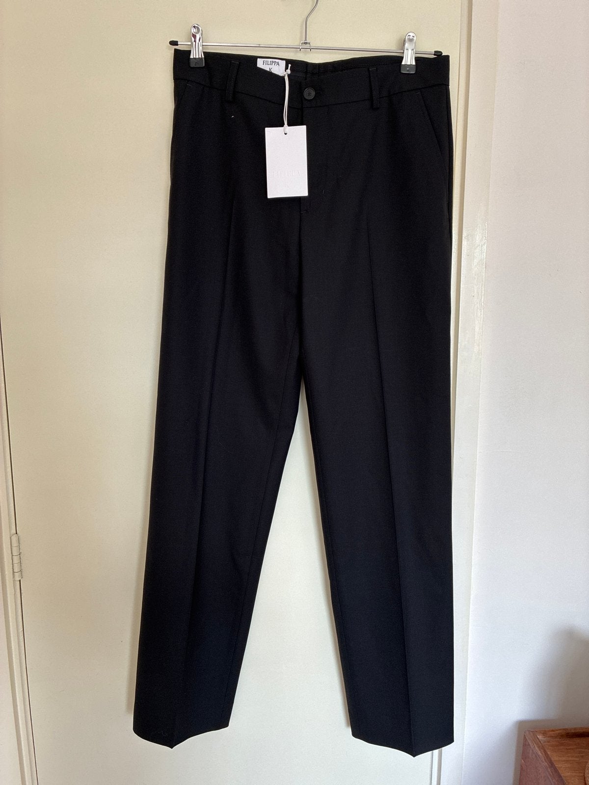 Filippa K Straight Wool Trousers - Nieuw met kaartjes, Ophalen of Verzenden, Nieuw, Maat 48/50 (M), Zwart