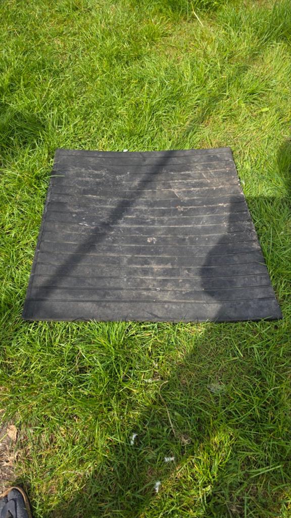 Rubberen mat, Ophalen of Verzenden, Overige materialen, Minder dan 4 cm, Minder dan 5 m²