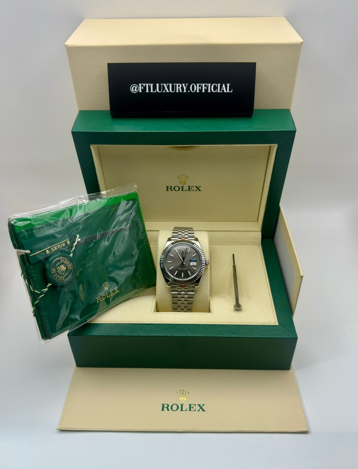 Rolex Datejust 41mm Grijs, Ophalen of Verzenden, Nieuw