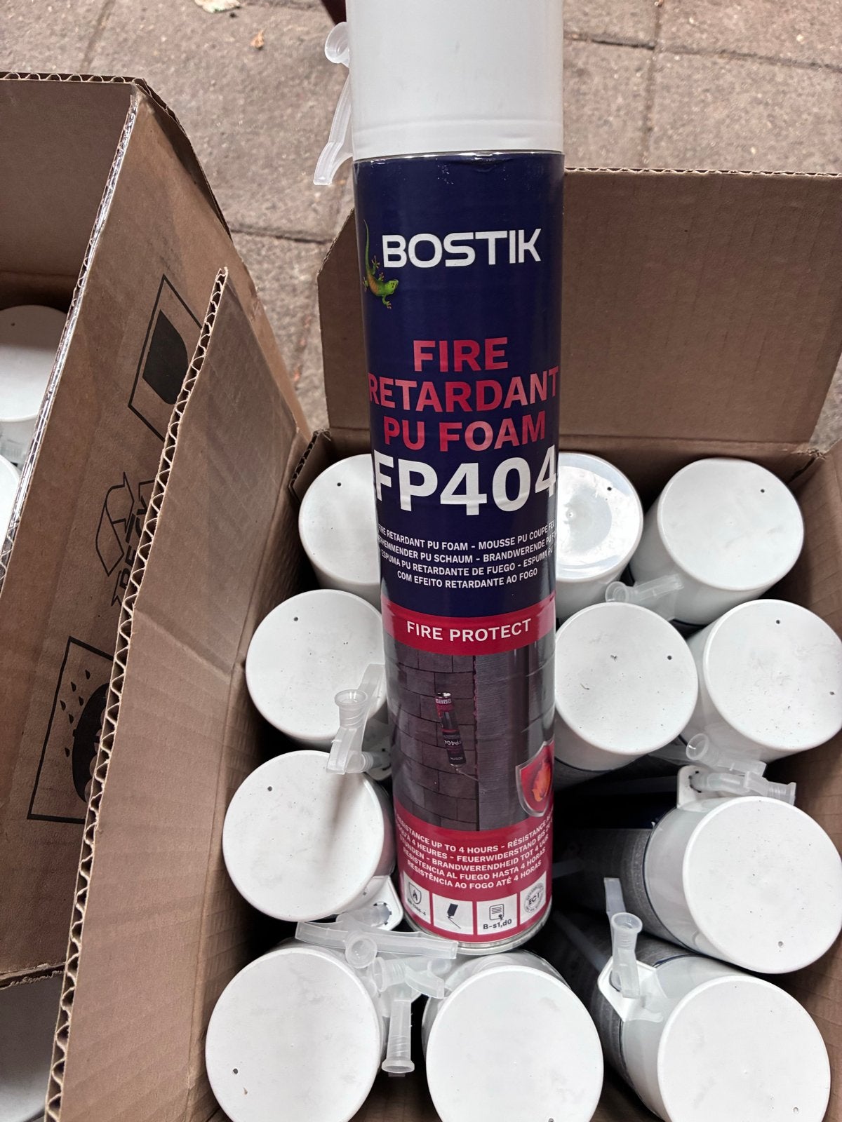 Bostik Fire Retardant PU Foam FP404 - 24 stuks, Ophalen of Verzenden, Nieuw