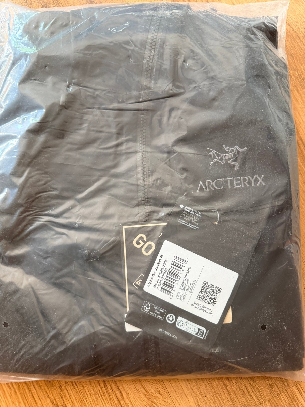 Arcteryx Alpha Sv M, Ophalen, Nieuw, Regenjas