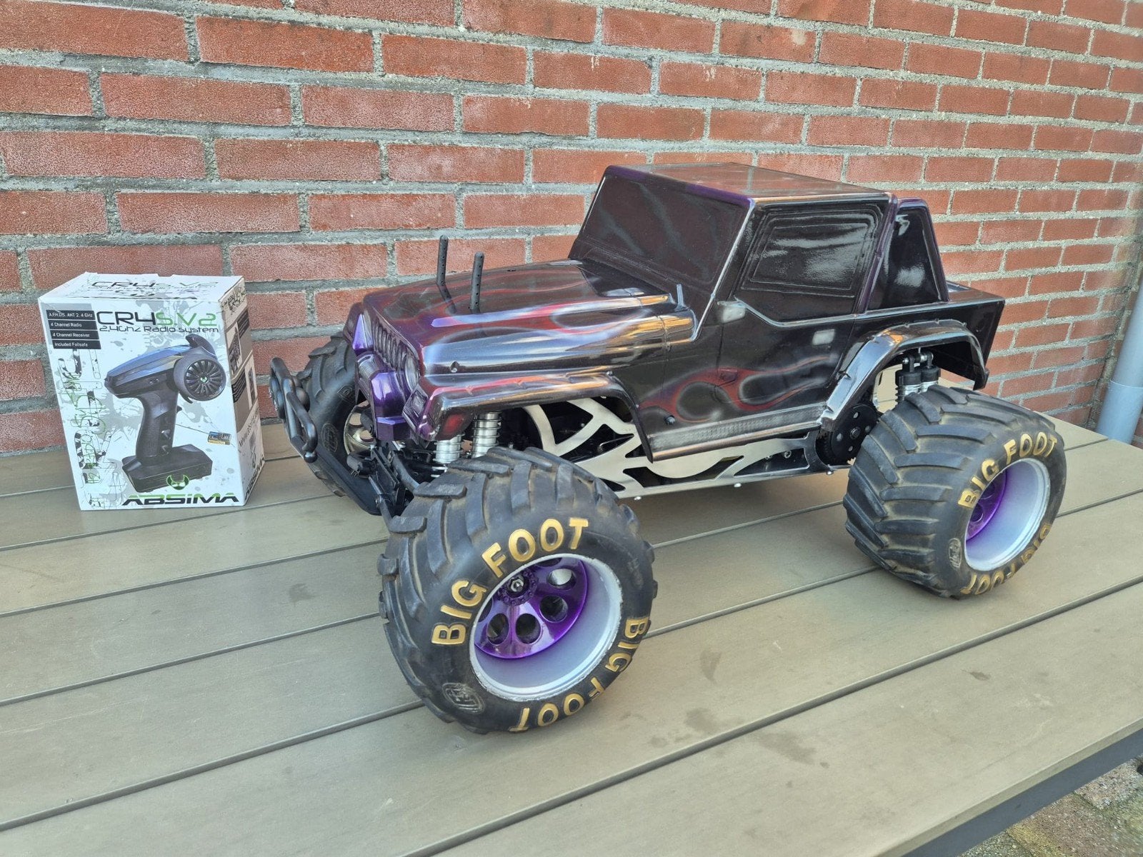 fg monstertruck 2wd rtr, Hobby en Vrije tijd, Ophalen, Overige schalen, Benzine, Onderdeel
