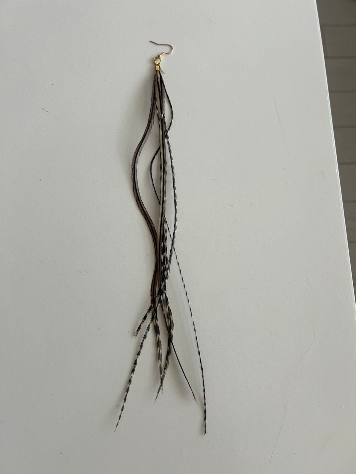 Ibiza feathers oorbel, Overige materialen, Hangers, Overige kleuren, Nieuw