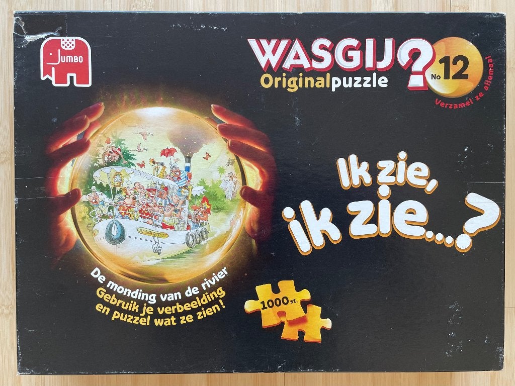 Wasgij - Original #12 - De monding van de rivier, Hobby en Vrije tijd, Denksport en Puzzels, Ophalen of Verzenden, 500 t/m 1500 stukjes