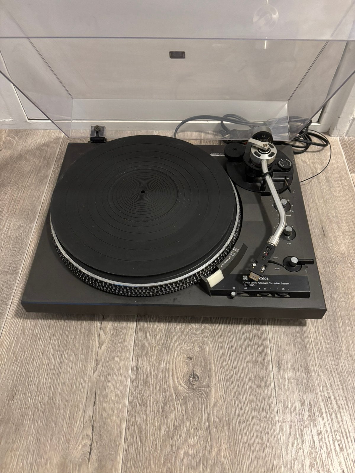 Technics SL-1900 + Technics SU-8077 – Vinylset, Ophalen of Verzenden, Zo goed als nieuw, Technics