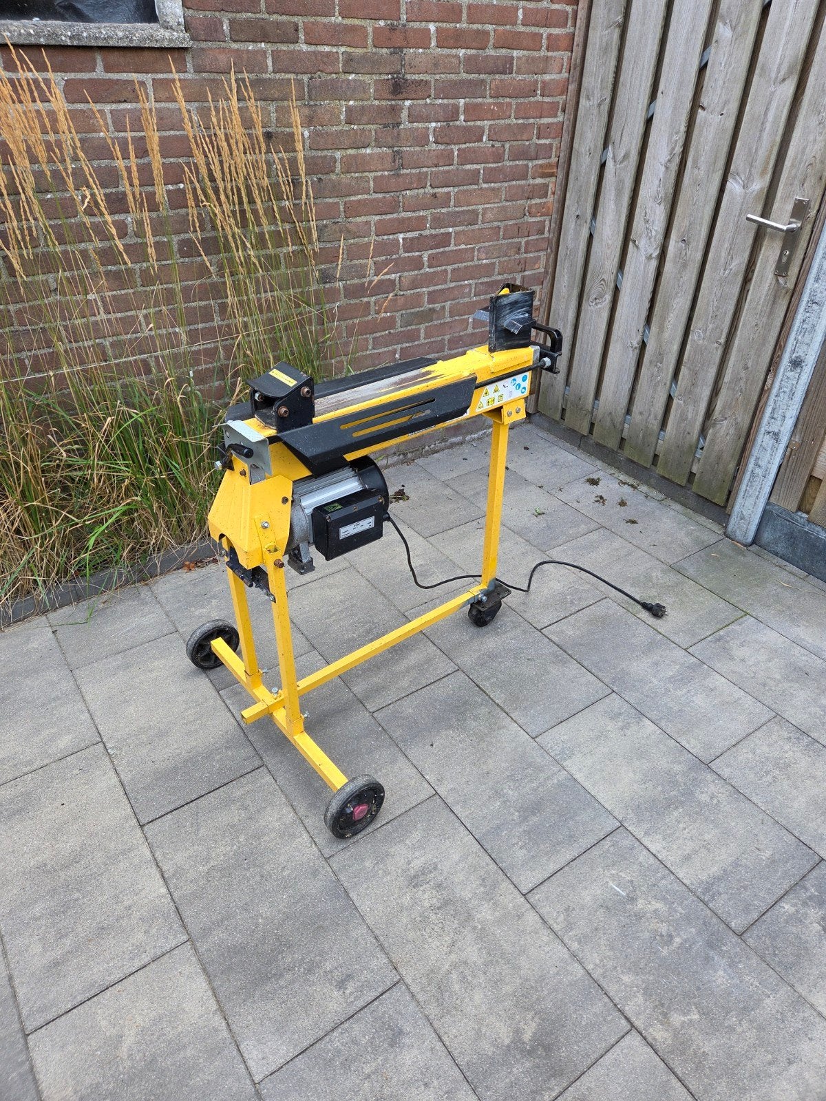 Elektrische Houtklover 5 Ton Plus - 2200W, Ophalen, Gebruikt, Liggend, Top Garden