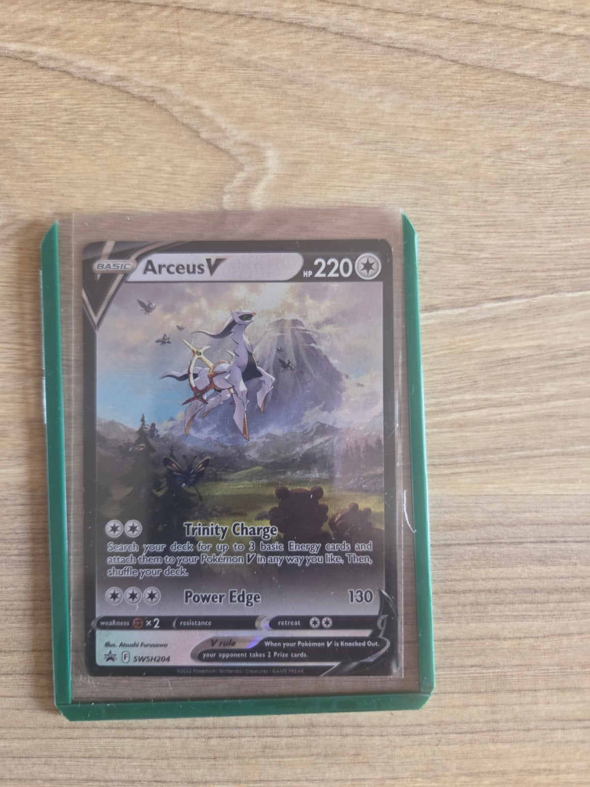 Pokémon kaarten: Zacian V, Arceus V, Pidgey, Absol, Ophalen, Zo goed als nieuw, Meerdere kaarten, Foil