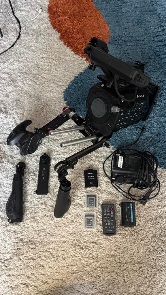 Sony PXW-FS7 4K Professionele Videocamera met tas, Audio, Tv en Foto, Ophalen, Full HD, Gebruikt, 20x of meer