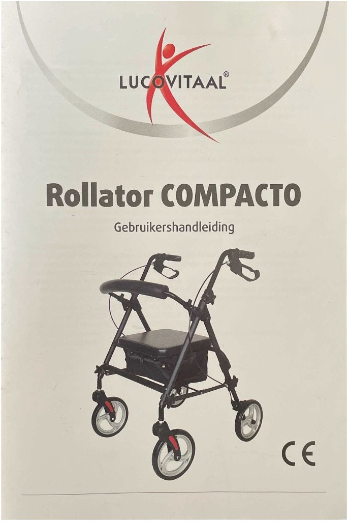 Rollators te koop (zgan) €25,--/stuk, Ophalen, Opvouwbaar, Gebruikt