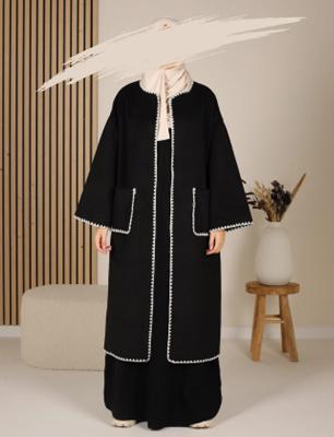 Nieuwe kimono Doha Jasminah Paris (one size), Jasminah Paris, Verzenden, Nieuw, Maat 38/40 (M)