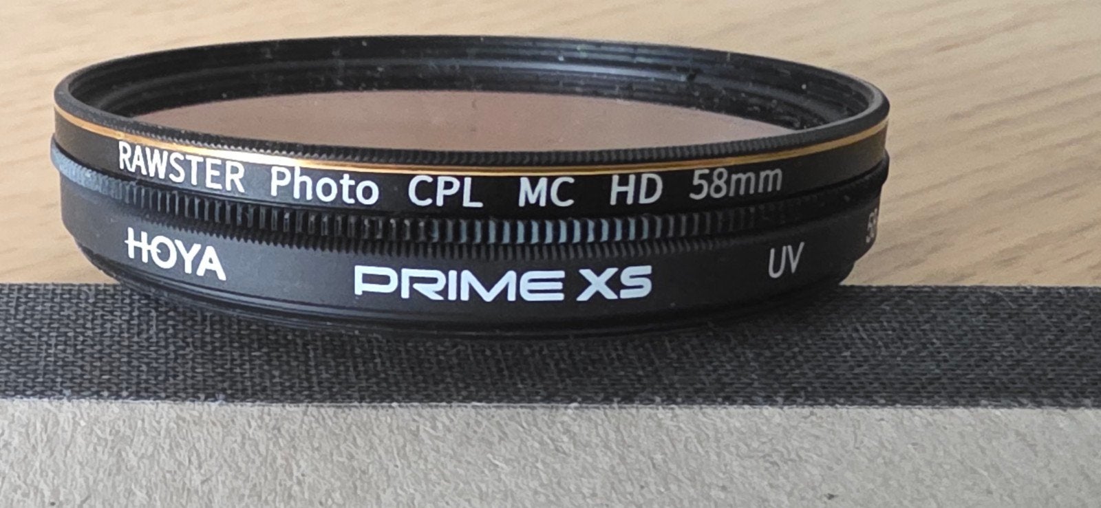Hoya Rawster Photo CPL MC HD 58mm UV filter Prime XS, Multi-coating, UV-filter, Ophalen of Verzenden, Zo goed als nieuw