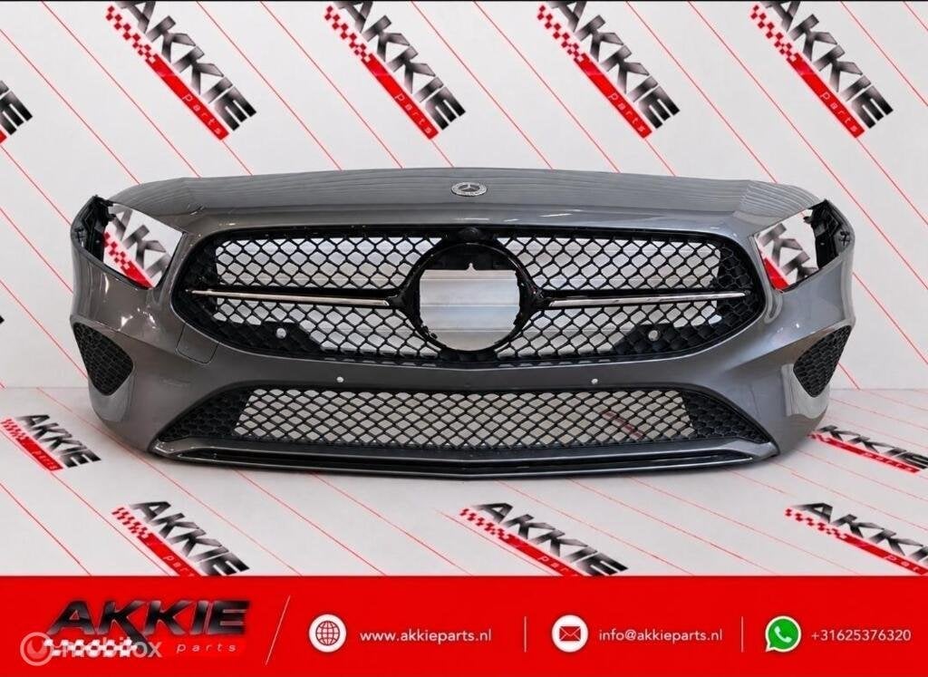 mercedes A klasse bumper voor W177 V177 facelift 2023 - 2026, Gebruikt, Voor, Ophalen of Verzenden, Bumper