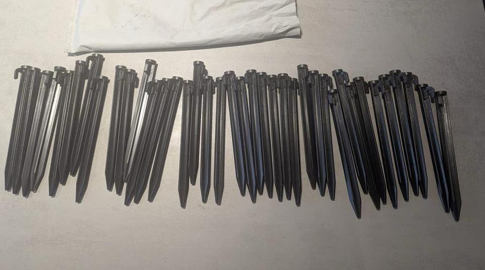 Obelink kunststof tentharingen - NIEUW! 38 stuks, 22 cm, Caravans en Kamperen, Ophalen of Verzenden, Nieuw