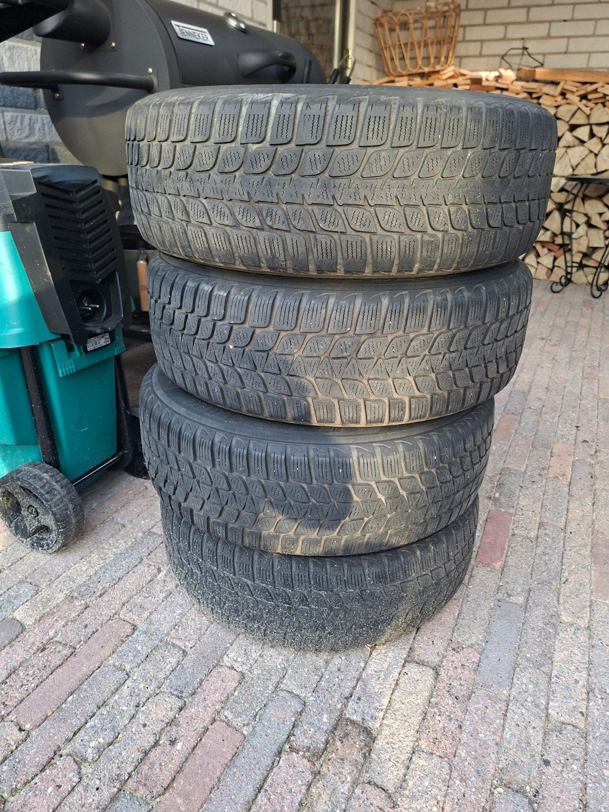 Winterbanden met velgen - 175/65R14, Auto-onderdelen, 14 inch, Gebruikt, 175 mm, Banden en Velgen