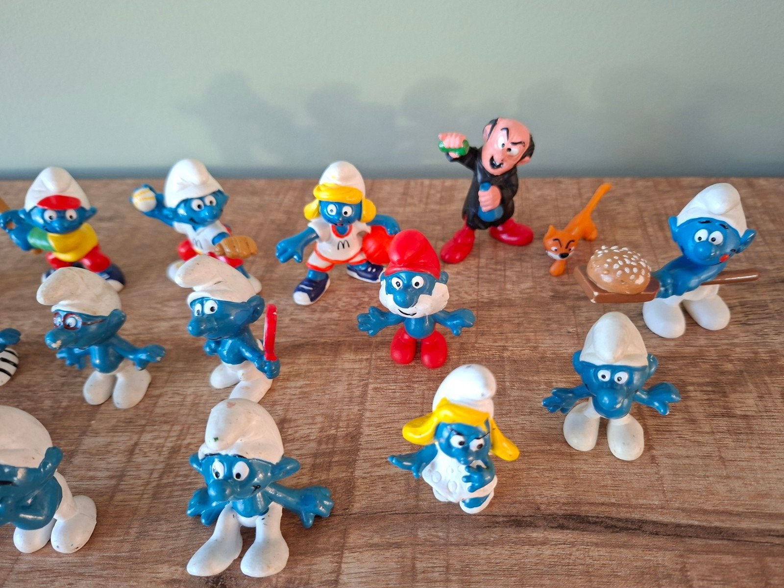 Diverse vintage smurfen, Verzamelen, Ophalen of Verzenden, Gebruikt, Verschillende Smurfen