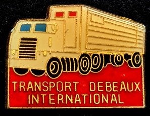 Transport Debeaux International pin, Verzenden, Nieuw, Transport, Speldje of Pin