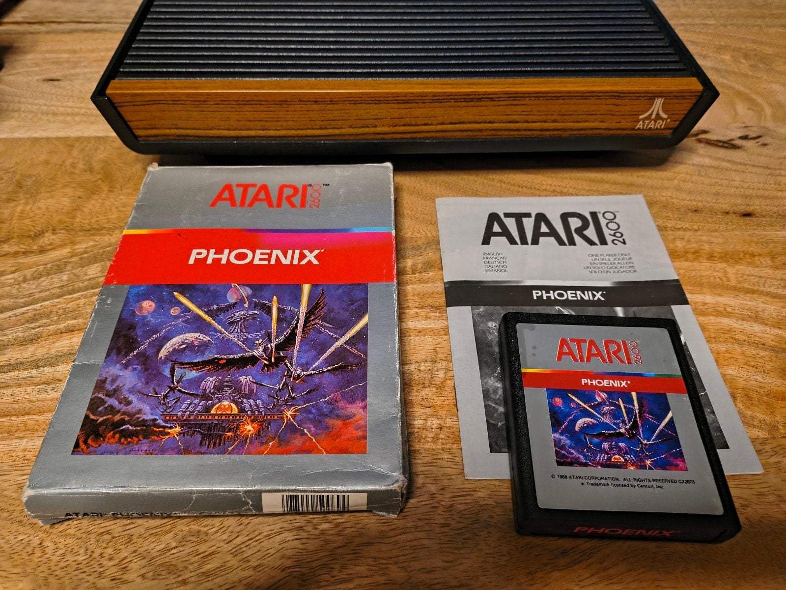 Phoenix voor de Atari 2600, Gebruikt, 1 speler, Ophalen of Verzenden, Atari 2600