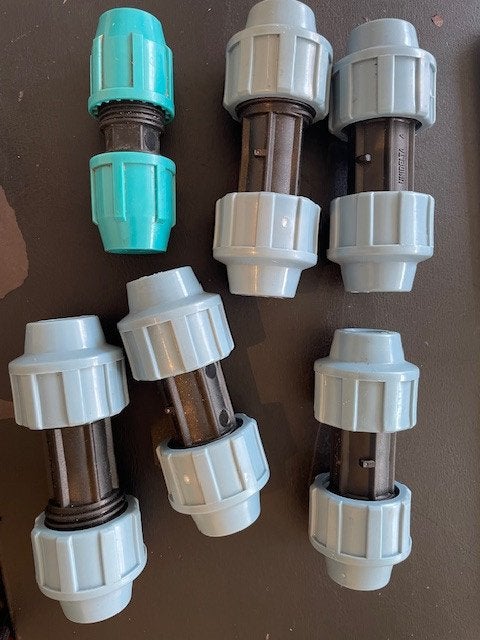 Unidelta Koppelingen 16 mm (6 stuks), Ophalen of Verzenden